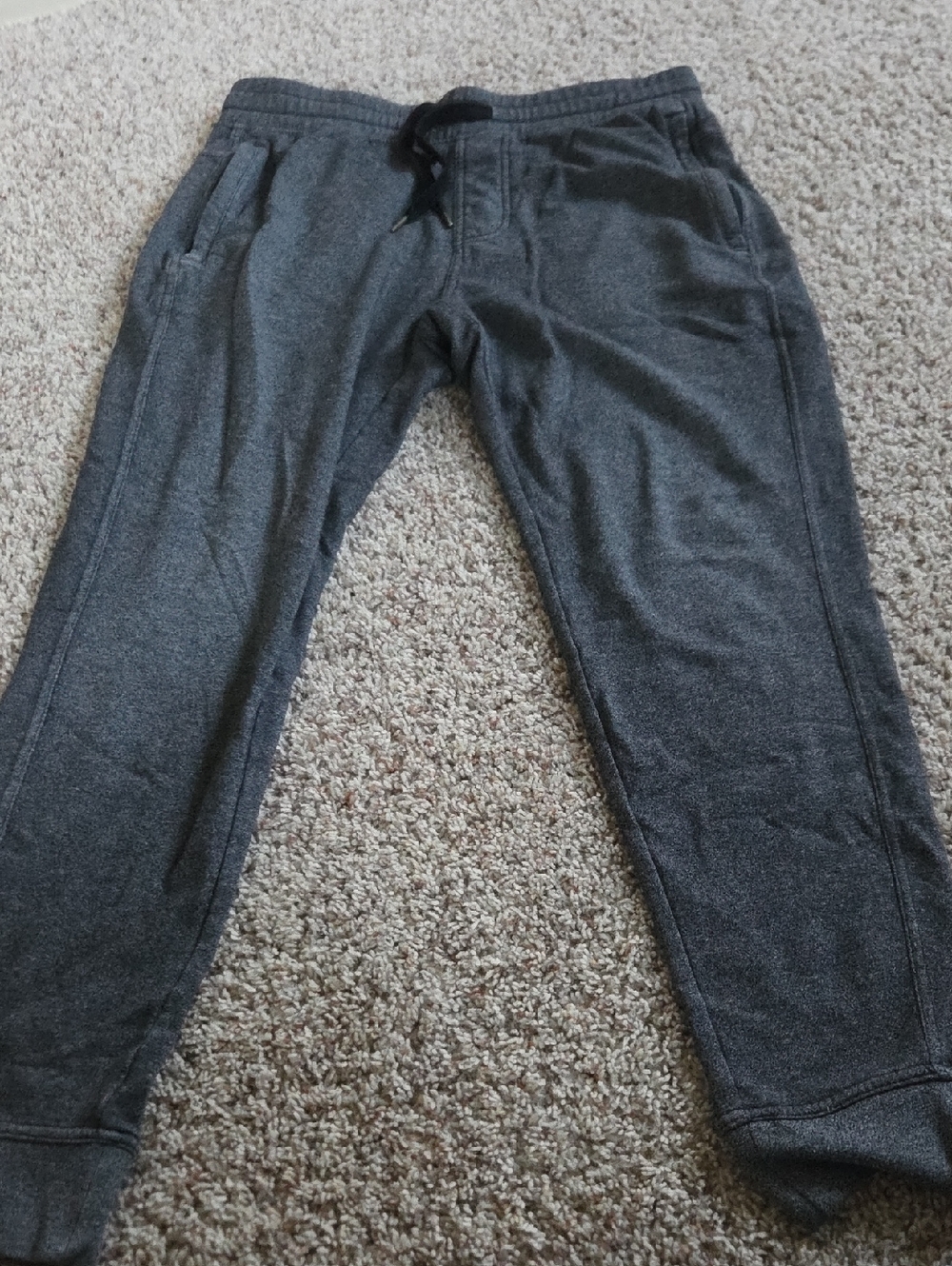 Men's Dark Gray Slim Fit Jogger Sweatpants